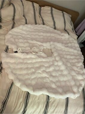Tahari Fur Christmas Tree Skirt